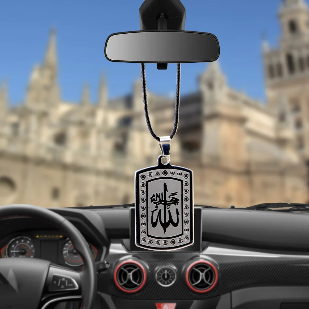Stainless Steel Car Pendant Allah swt
