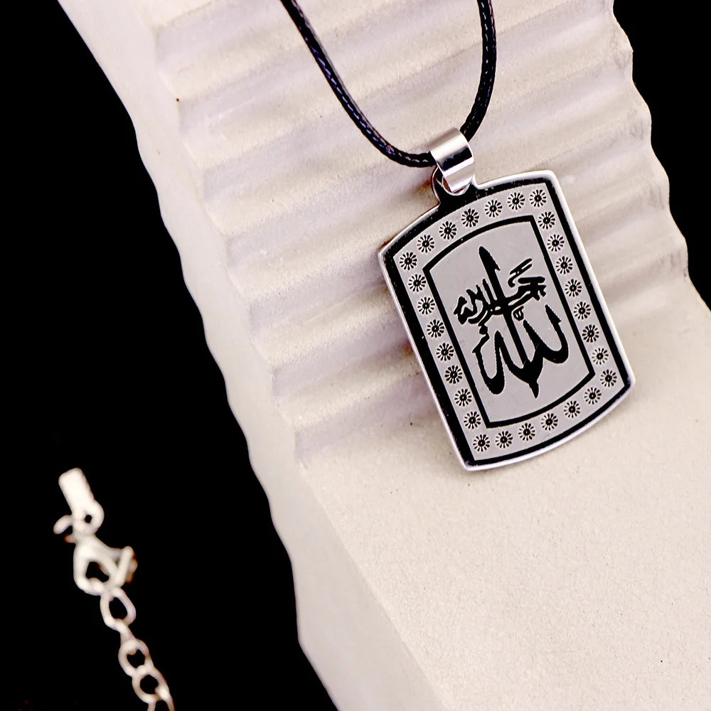 Stainless Steel Car Pendant Allah swt