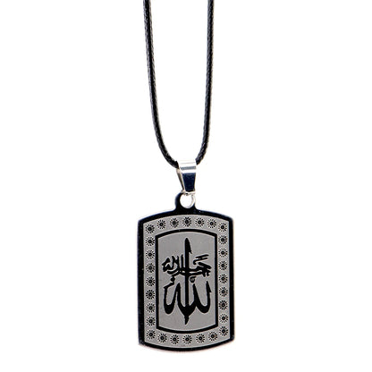 Stainless Steel Car Pendant Allah swt